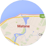 Map Matane