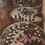 Boisson alcoolisé dans bac de glace